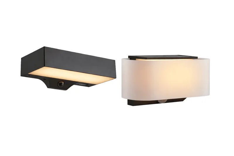 Solar wandlamp