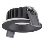 Ledvance LED Spot Air Fix Aluminium Zwart 6W 480lm 36D - 927 Zeer Warm Wit | Zaagmaat 68mm - IP65 - Beste Kleurweergave - Dimbaar