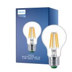 Philips MASTER LED Lamp Ultra Efficient E27 Peer Helder 2.3W 485lm - 827 Zeer Warm Wit | Vervangt 40W