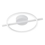 Eglo Plafondlamp Amandolo Staal Wit 17W 1900lm - 827-865 Afstembaar Wit + RGB | Dimbaar