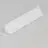 Topmet LED Profiel CABI12 E slide - 1m - Complete set - Wit