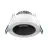 Noxion LED Spot Ares Diep Wit 6W 540lm 927-940 3CCT - met Binnenring Zwart | Zaagmaat 68mm