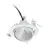 Philips LED Spot Greenspace Accent Elbow Aluminium Wit 24W 2900lm 36D - 827 Zeer Warm Wit | 163mm - IP20 - Interact Dimbaar