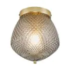 Nordlux Orbiform Plafondlamp Glas en Metaal Messing | 230mm - Geschikt voor E27