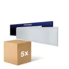 Voordeelpak 5x Noxion LED Paneel Ecowhite V4.0 28W 3200lm - 830 Warm Wit | 120x30cm - UGR 