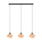 Eglo Hanglamp Midsumer Staal Zwart | IP20 - Geschikt voor 3x E27 