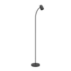 Eglo Vloerlamp Carlo Staal Zwart | Geschikt voor E14